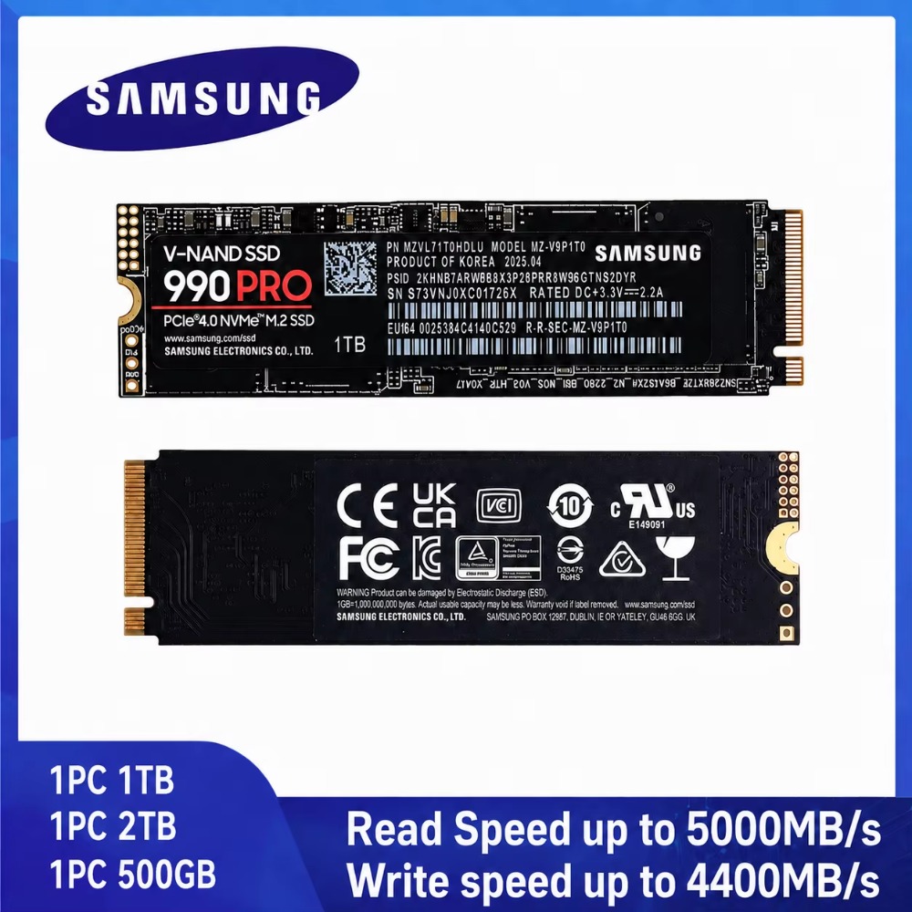 SAMSUNG 990 PRO M.2 2280 NVMe  - Samsung Ssd 990 Pro avaliação e preço