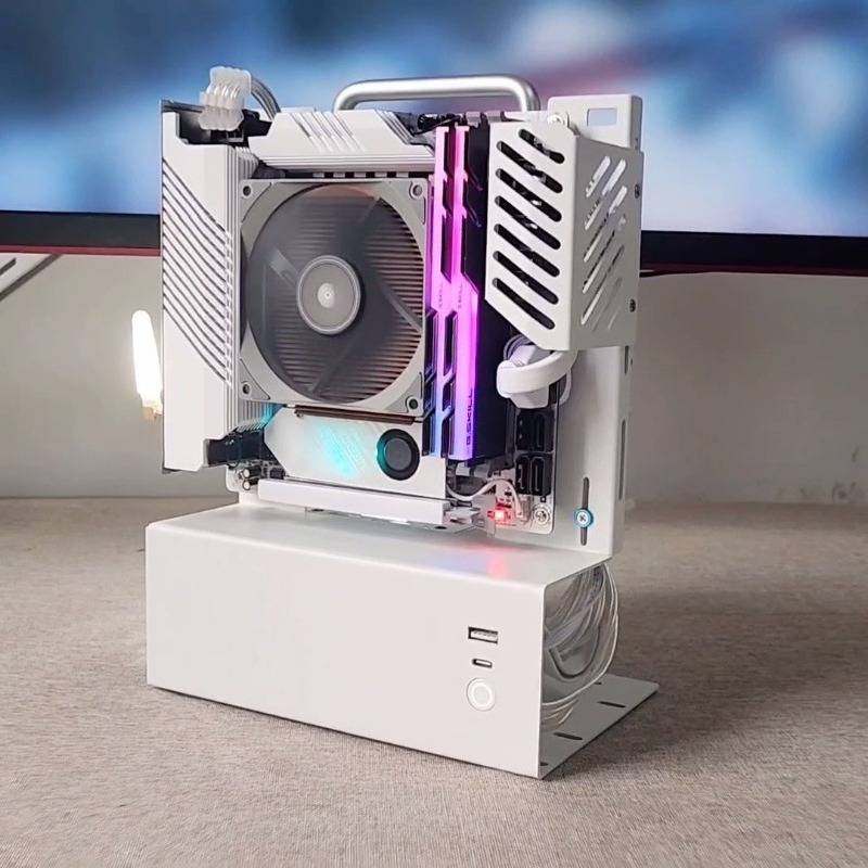 Gabinete Mini PC Open Frame pa - Esports Gaming Pc Build avaliação e preço