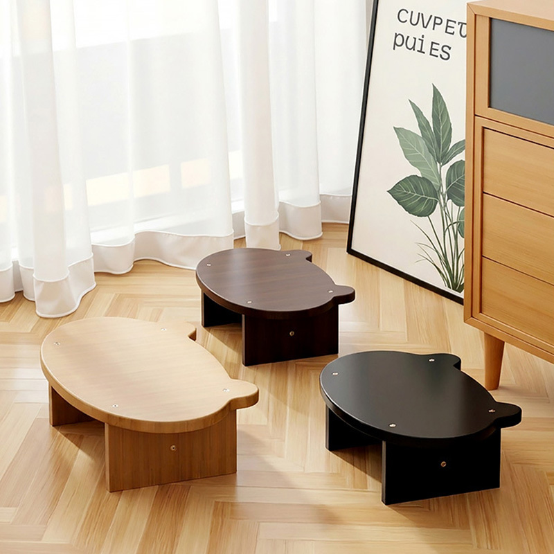 Apoio de pés de madeira para c - Footrest Under Desk avaliação e preço
