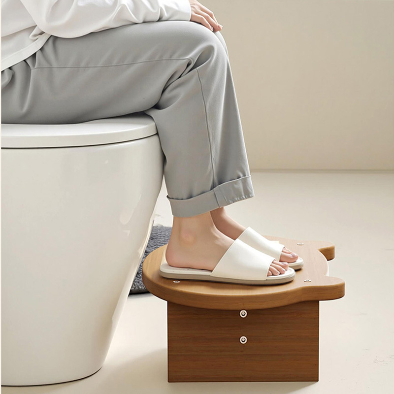 Apoio de pés de madeira para c - Footrest Under Desk avaliação e preço